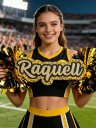 Custom Cheer Stick Sign With Pom Poms Game Day Signs Sport Mom Sign