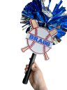 Baseball Noise Maker PomPom Stick Softball Game Day Signs Sport Mom Sign
